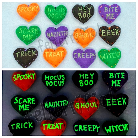 Halloween Conversation Hearts! 