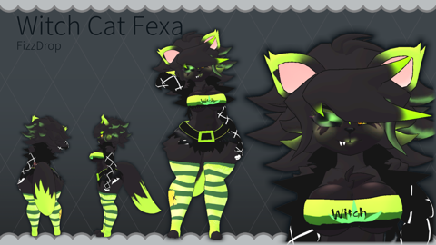 Witch Kitty Fexa Texture - FizzDrop's Ko-fi Shop - Ko-fi ️ Where ...