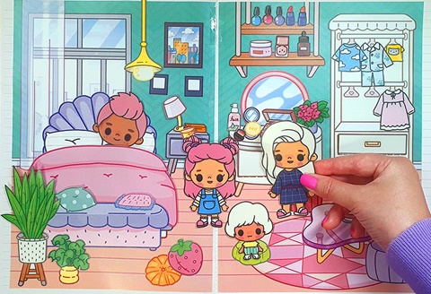 Kidsroom Printables for Paper dolls / paper toy / busy book / for kids -  pinkpingdoll's Ko-fi Shop - Ko-fi ❤️ Where creators get support from fans  through donations, memberships, shop sales