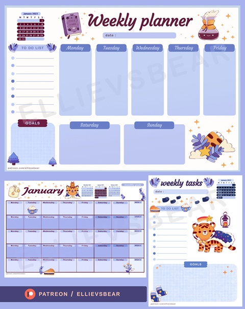 New monthly printables !