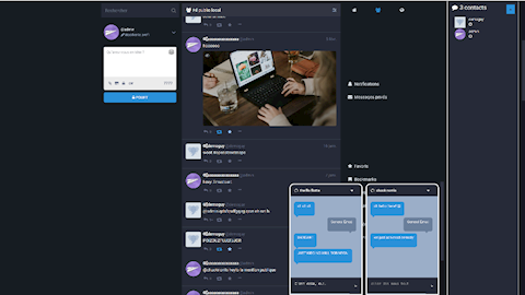 Mastodon WIP about instant messaging feature