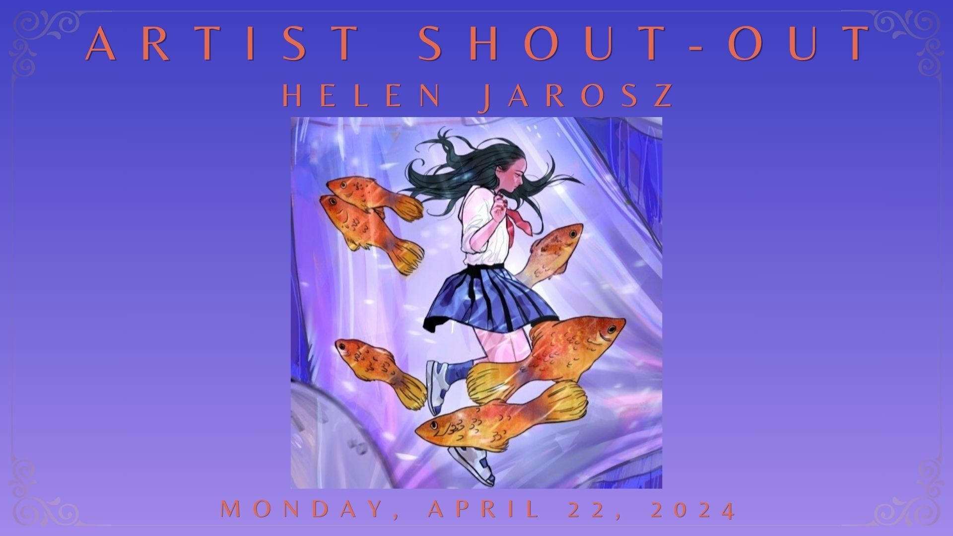 ARTIST SHOUT-OUT: Monday, April 22, 2024