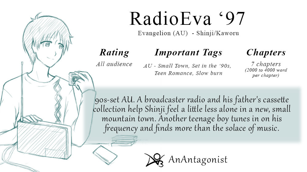 RadioEva '97 (SFW fanfic - Shinji and Kaworu)