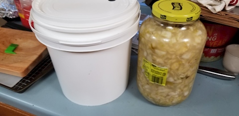 homemade sauerkraut 