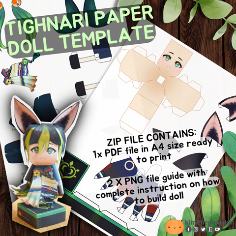 Kazuha Inspired Origami Paper Patterns (+Printables) : r/Genshin_Impact