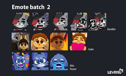 Old commissions - Emotes 2
