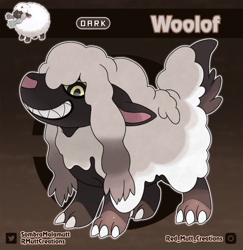 Woolof (Wool/Wooloo + Wolf)