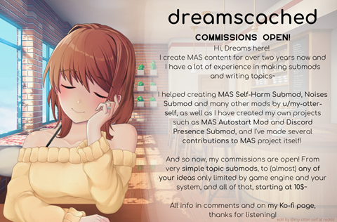 Support dreamscached on Ko-fi! ❤️. /dreamscached - Ko