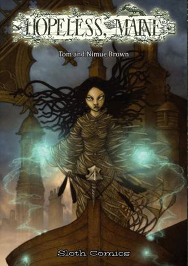 Cover art for the second volume of Hopeless, Maine
