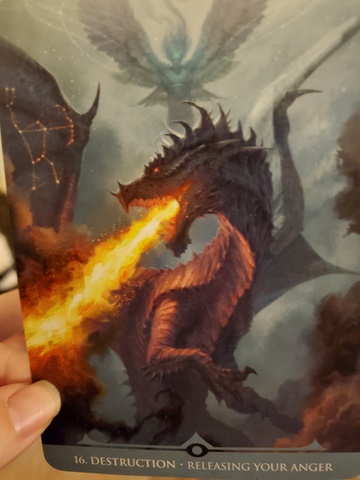 Dragon oracle card