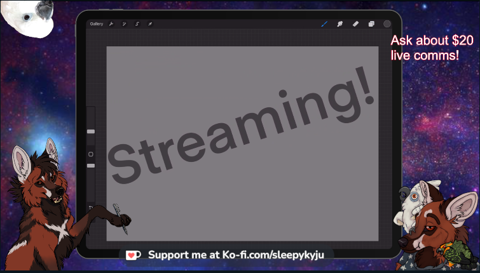 Streaming! Drawing Gryphons!