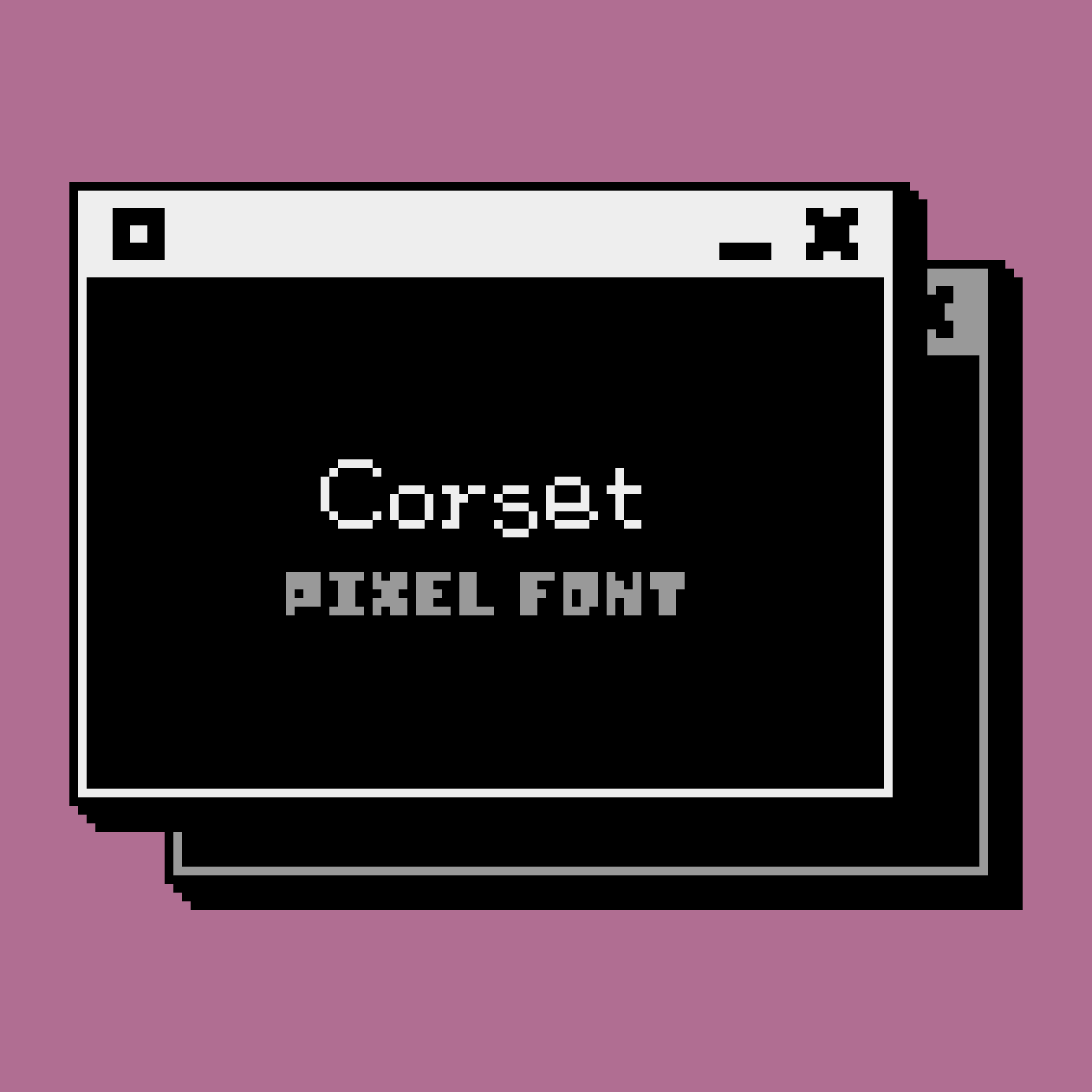 Pixel Font - CORSET