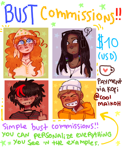 Bust Commissions!!