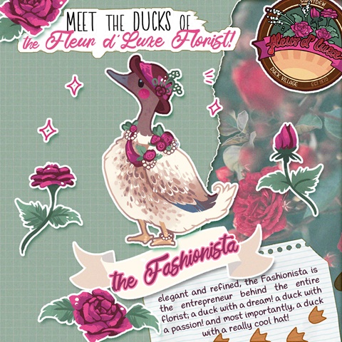 💝MAY 2023: meet the florist ducks!🌹