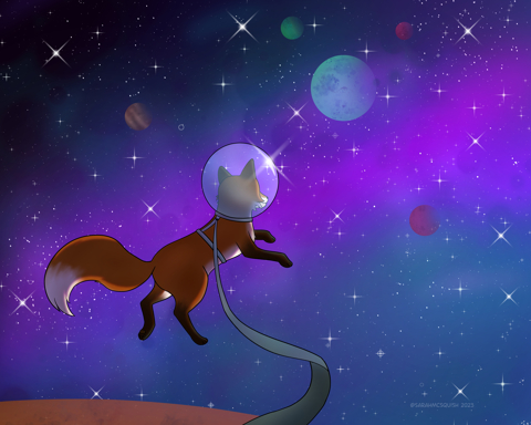 Space fox!