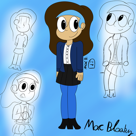 [OC] Mac Blooky, all blue outfit!