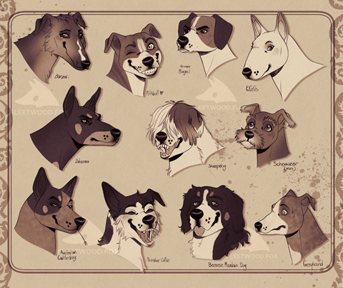 Canine Sketchpage
