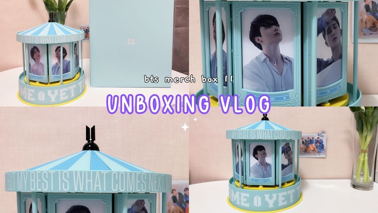BTS MERCH BOX 11 Unboxing vlog!