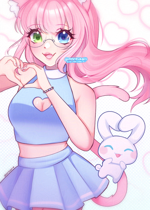 ♡⸝⸝ my entry for a sanrio event on discord 🤍🎀