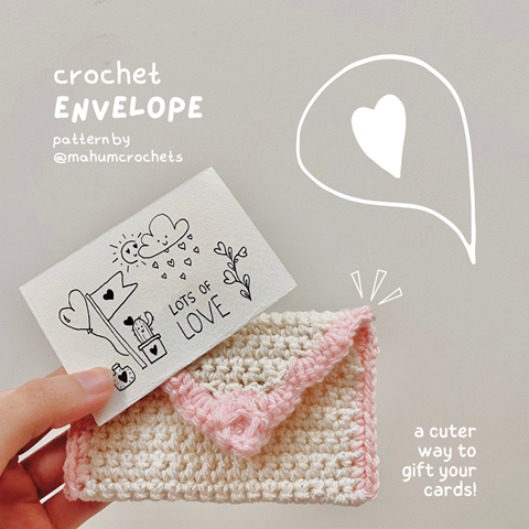 How to Crochet a Love Letter Book Sleeve By crochet with mahum