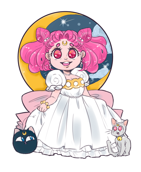 Chibiusa Sticker and Charm concept! - Click to view on Ko-fi - Ko-fi ️ ...