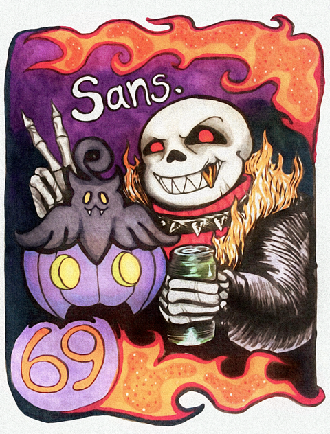 Horror Sans and Dog Roses Coloring Page (White and Transparent BGs) -  Gilded_Pleasure's Ko-fi Shop - Ko-fi ❤️ Where creators get support from  fans through donations, memberships, shop sales and more! The