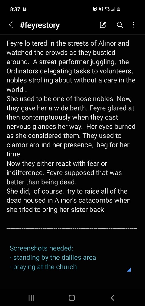 Feyre Story