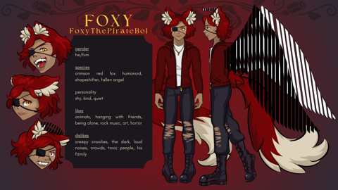 FoxyThePirateBoi - Ref Sheet