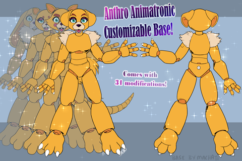 Fnaf Inspired Animatronic Base - 4cidy's Ko-fi Shop - Ko-fi