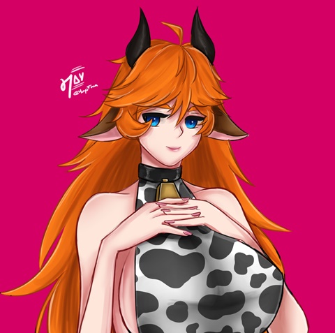 Cow Fem!Childe (NSFW at twitter)