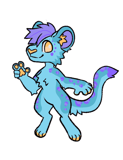 azure leopard adopt! - Hannimations's Ko-fi Shop - Ko-fi ️ Where ...