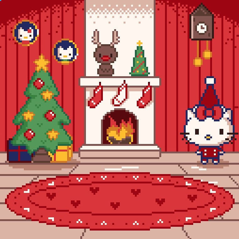 Christmas - Hello Kitty - Red