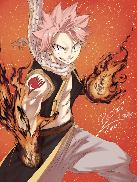 Natsu Dragneel from Fairy Tail - Bloodreal/Advance996