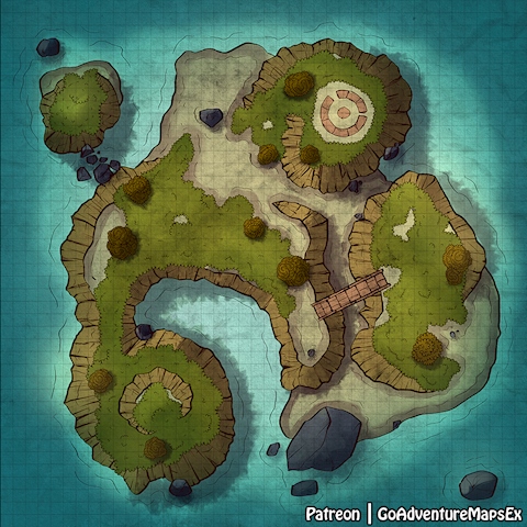 Island  (42 x 42)