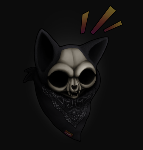 Bandana Skull Kitty