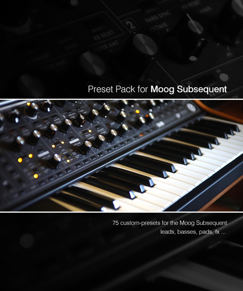 New!! Moog Subsequent Preset Pack