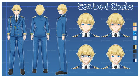 Character Refsheet for Sea Lord Charles