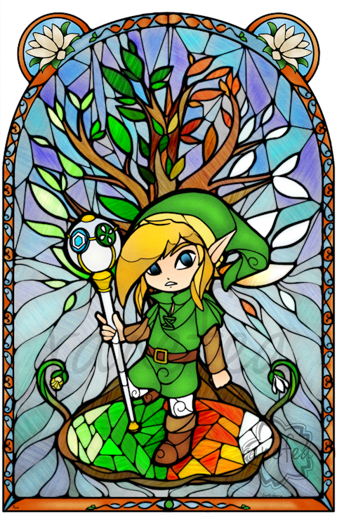 Just Funky The Legend Of Zelda Stained Glass Acrylic Cup