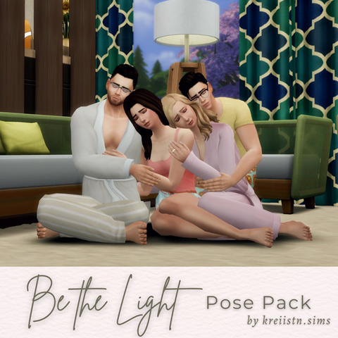 Be the Light: Family and Friends Hug Pose