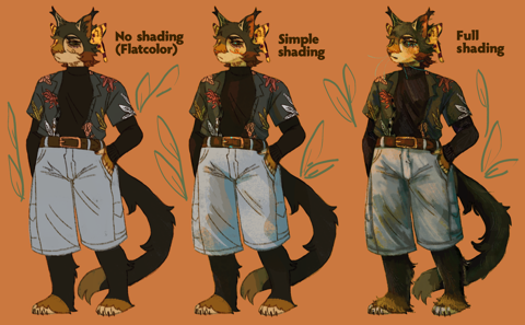 commission shading guide