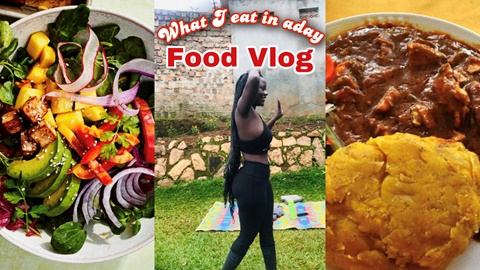 What i eat in a day in Africa to loose weight.