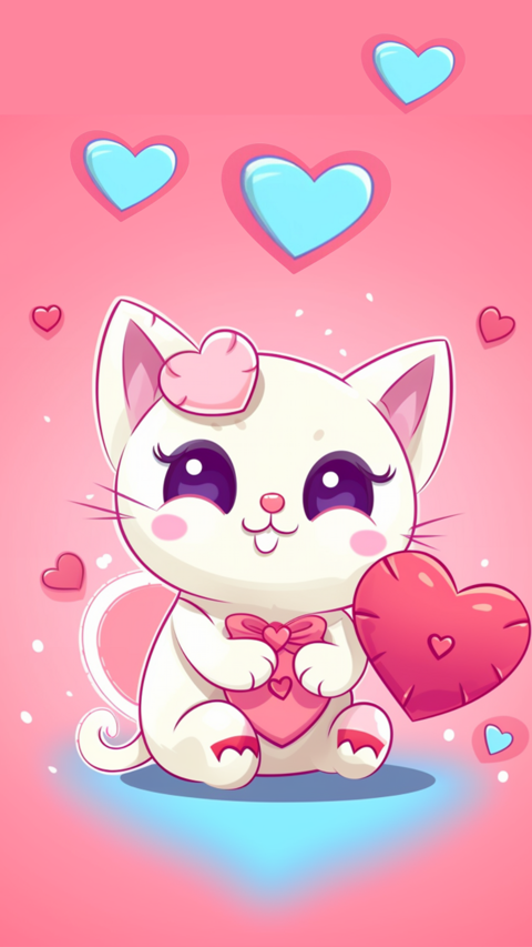 Cutie Pink Kitty Cat - Lavender Angel's Ko-fi Shop - Ko-fi ️ Where ...