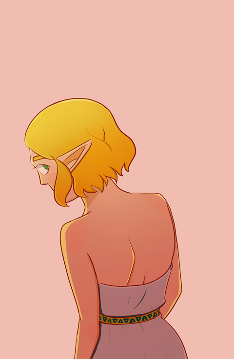 Short hair Zelda