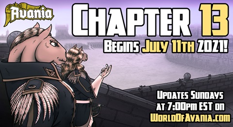 Avania, Chapter 13 Starts July 11th!