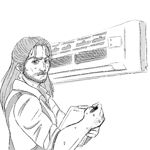 The Witcher as a stoic Aircon repairman 