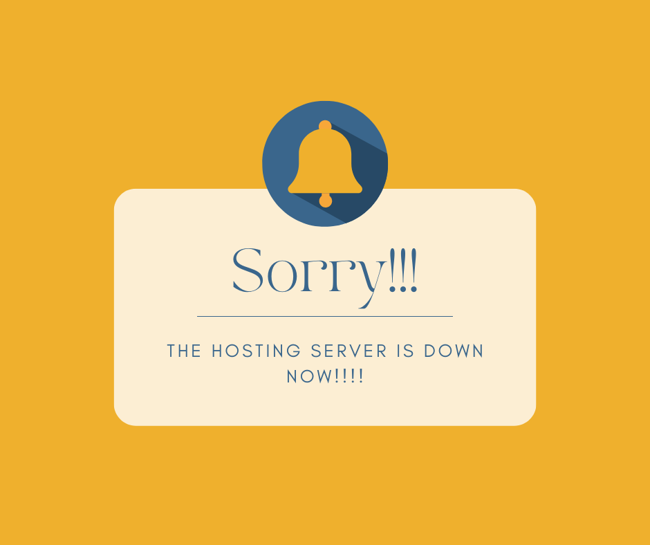 The hosting server is down now!!!