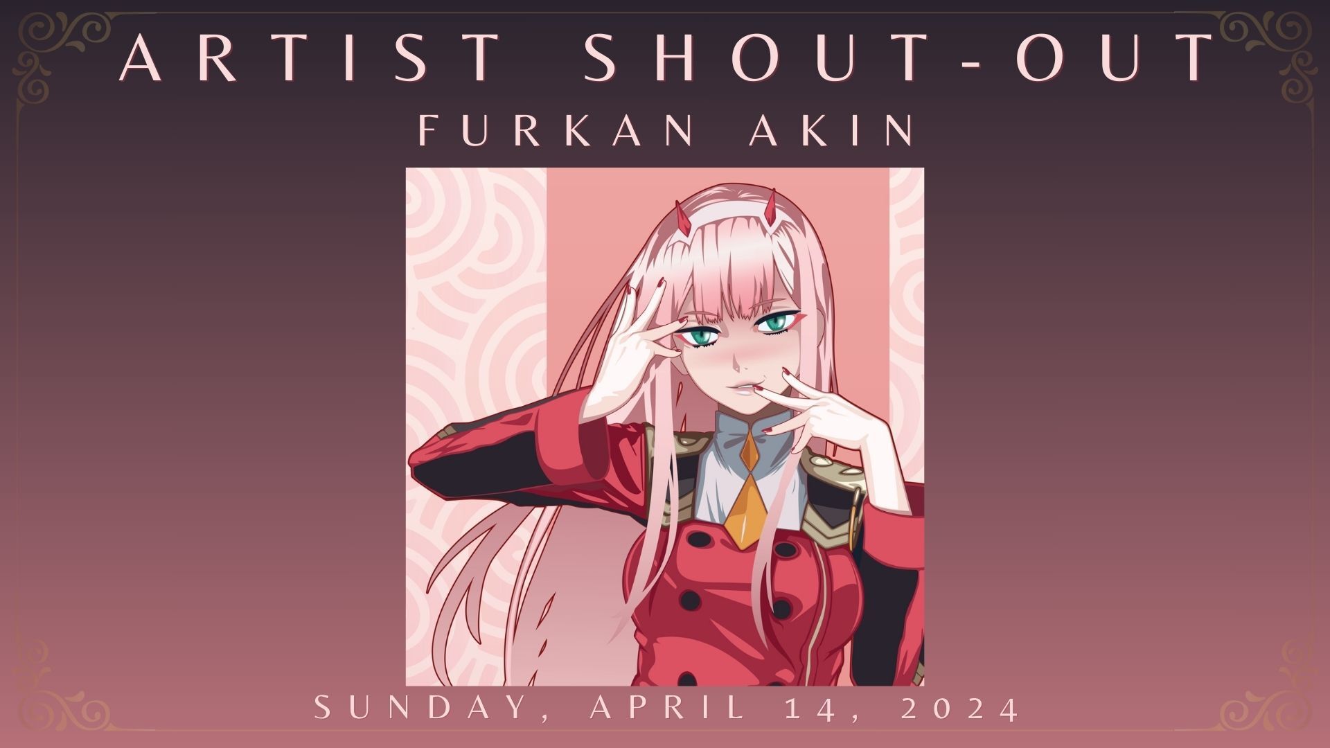ARTIST SHOUT-OUT: Sunday, April 14, 2024