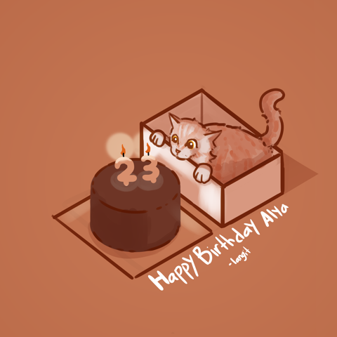 Cat Cake for Alya