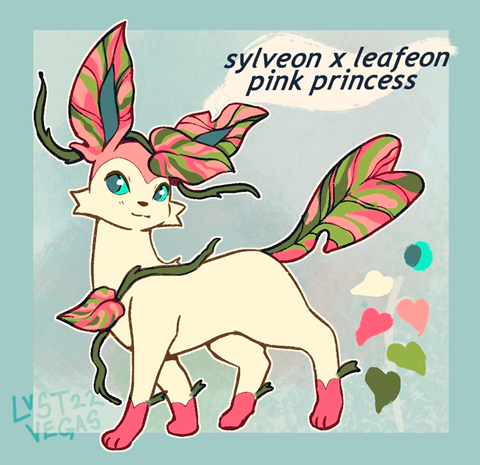 Pink princess - Sylveon/Leafeon | sold on th