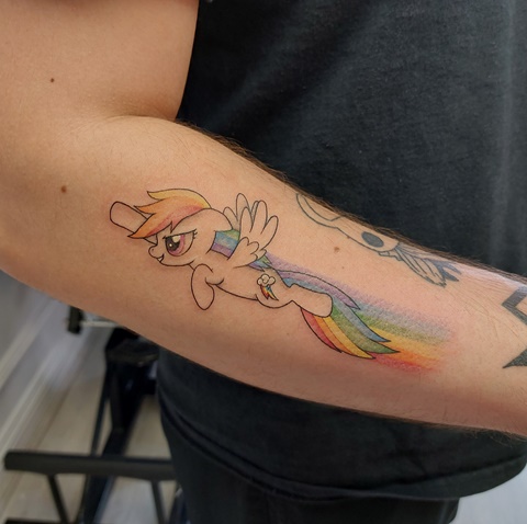 Rainbow Dash Tattoo